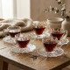 Tea Cup and Saucer Set - 6 Pcs